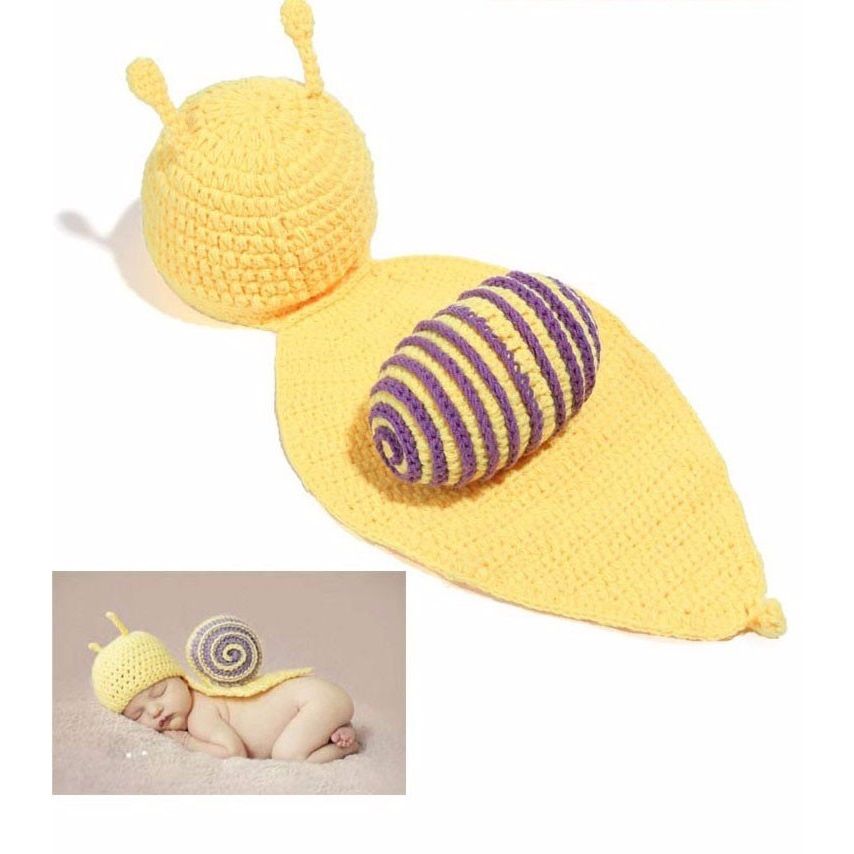 Deguisement Bebe Tenue Bebe En Crochet Escargot Fripoune